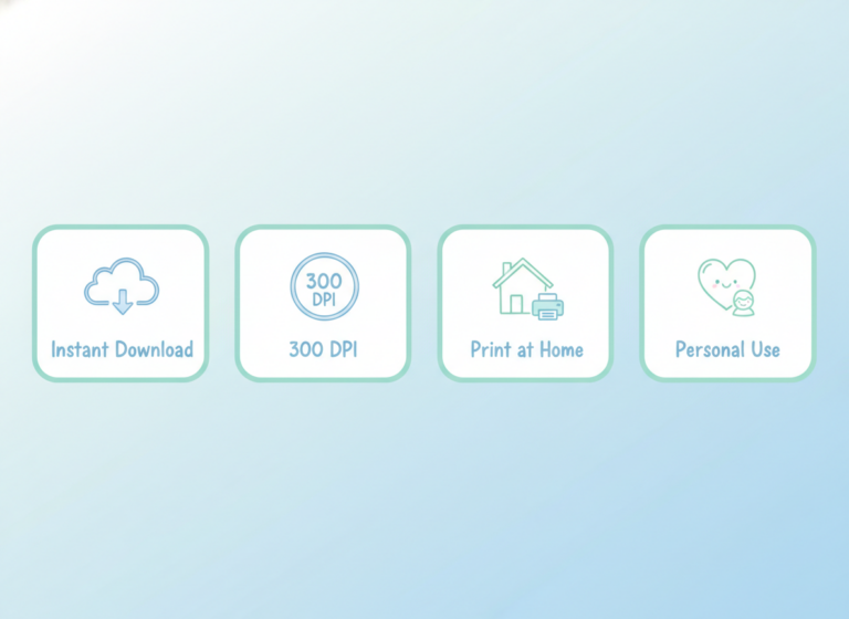 Instant download 300 DPI print at home personal use badges